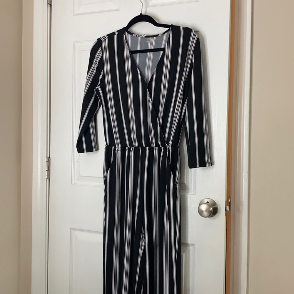 Striped jumpsuit